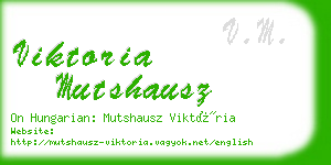 viktoria mutshausz business card